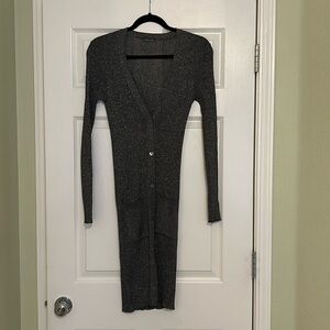 Joseph Essentials Long Line Ribbed Cardigan